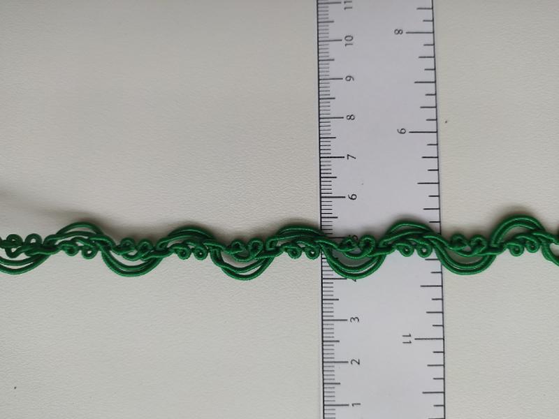 Tmavozelený leonský pásik 12mm